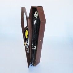 Jack Skellington Figure in Brown Coffin