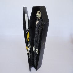 Jack Skellington Figure in Black Coffin
